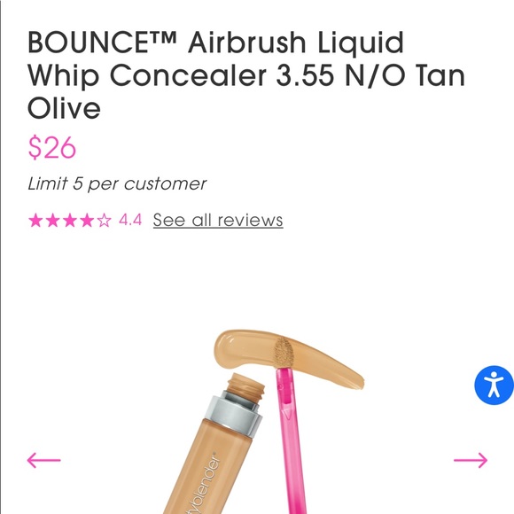 Beauty Blender BOUNCE airbrush liquid whip concealer NIB - Picture 2 of 10